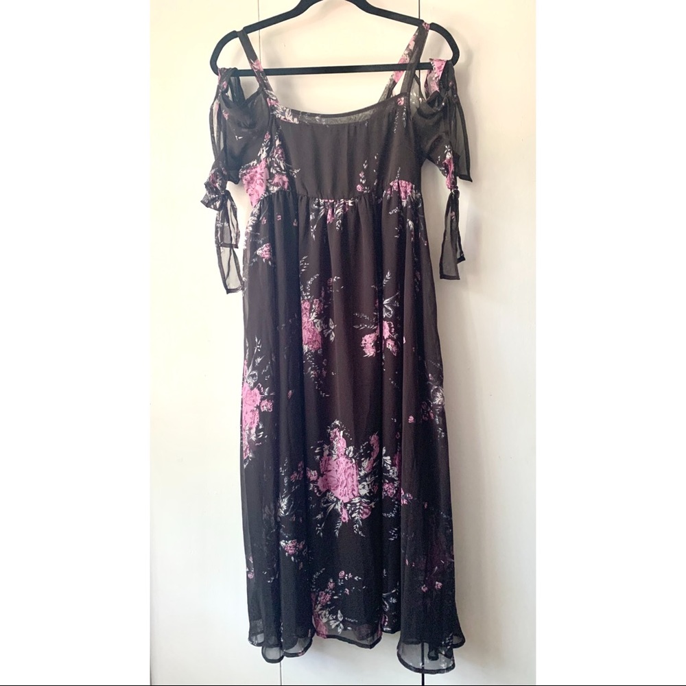 Free People Purple Floral Dress